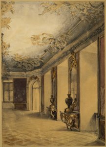 Terem a lissai kastélyban alkotó: Adolph Menzel