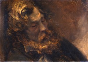 Alvó férfi alkotó: Adolph Menzel