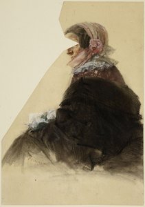Ülő nő alkotó: Adolph Menzel