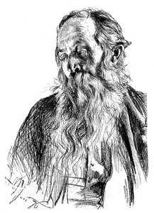 Tanulmány egy zsidóról, 1880-1882 alkotó: Adolph Menzel