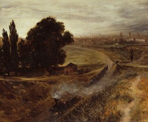 A Berlin-Potsdam vasút, 1847 alkotó: Adolph Menzel