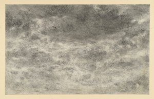Felhőtanulmány alkotó: Adolph Menzel