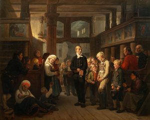 Egy vizsgálat alkotó: Adolph Tidemand