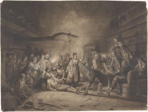 A párbaj után alkotó: Adolph Tidemand