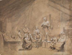 Hauge követői alkotó: Adolph Tidemand