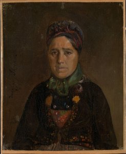 Ingeborg Skjønne portréja Numedalból alkotó: Adolph Tidemand