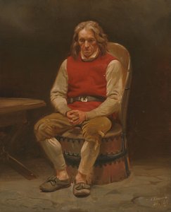 Ülő paraszt alkotó: Adolph Tidemand