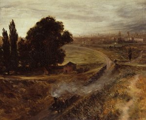 A Berlin-Potsdamer Bahn alkotó: Adolph Menzel