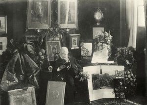 Menzel 80. születésnapján / fotó alkotó: Adolph Menzel