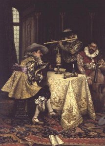 A Zenészek alkotó: Adolphe Alexandre Lesrel
