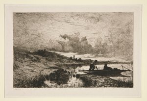 Egy este, Rhone partjai rizzsel alkotó: Adolphe Appian
