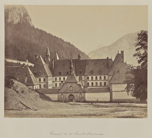Grande-Chartreuse-i kolostor. alkotó: Adolphe Braun