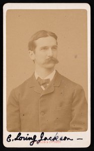 Charles Loring Jackson portréja 1847-1935, 1887 körül. alkotó: Adolphe Braun