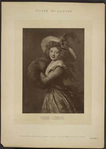 [Vigee-Lebrun önarcképe, Louvre Múzeum] alkotó: Adolphe Braun