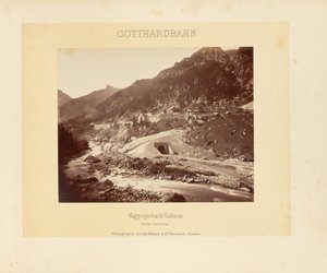 Gotthard vasút: Häggrigerbach galéria a felső vonallal
