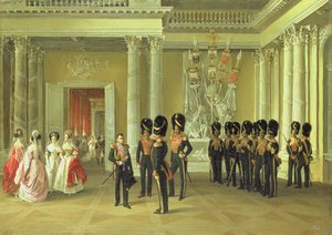 Heraldikai terem a Téli Palotában, Szentpétervár, 1838