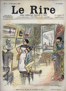Arisztotelész ezt mondta: A nevetés a lélek zavara – Adolphe Willette (1857-1926) rajza a Nevetéshez november 17-én