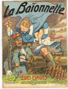 A „La Baionnette”, Satirique en Colors borítója alkotó: Adolphe Leon Willette