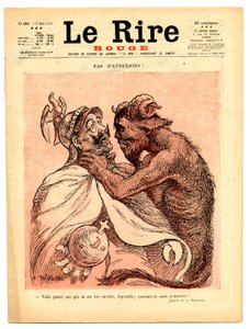 A „The Red Laughter”, Satirical en Couleurs címlapja alkotó: Adolphe Leon Willette