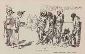 Éhínség Indiában alkotó: Adolphe Leon Willette