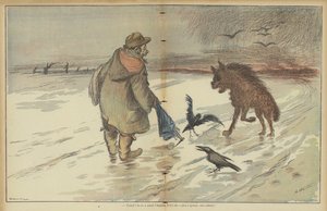 Illusztráció Le Rire alkotó: Adolphe Leon Willette
