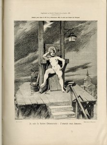 Illusztráció: Adolphe dit Willette (1857-1926) a Le Courrier francais, 4. sz. alkotó: Adolphe Leon Willette