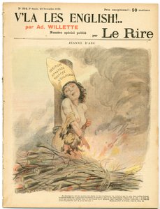 A nevetés, 264. szám, Szatirikus színekben alkotó: Adolphe Leon Willette