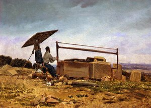 A kővágó (olaj, vászon)