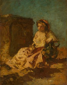 Meditáció ülő nő, c. 187879.