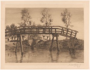 Híd Híd (II) (cím az objektumon) alkotó: Adolphe P.H J. van Weezel Errens (signed by artist)
