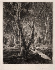 Pierrefonds-i erdő alkotó: Adolphe Théodore Jules Martial Potémont