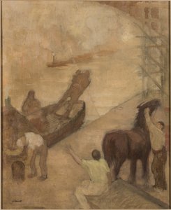 Manchesteri hajócsatorna alkotó: Adolphe Valette
