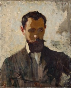 Önarckép tanulmány, 1912 körül (olaj, vászon)