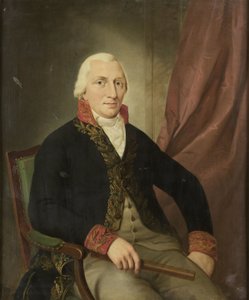 Albertus Henricus Wiese, Holland Kelet-India főkormányzójának portréja alkotó: Adriaan de Lelie (attributed to)