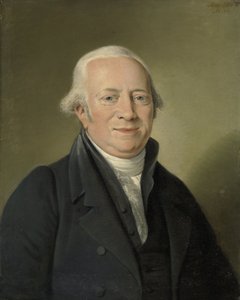 Cornelis Sebille Roos (1754-1820), amszterdami műkereskedő és a hágai Huis ten Bosch Nationale Konst-Gallery őrzője alkotó: Adriaan de Lelie