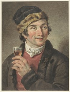 Adriaan de Lelie portréja, kalappal alkotó: Adriaan de Lelie