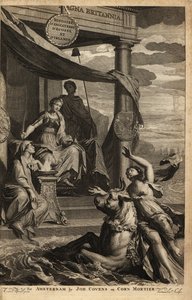 Allegorical frontispiece with Europa, Zeus and Themis