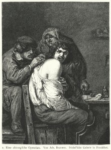 A hátsó művelet alkotó: Adriaen (after) Brouwer