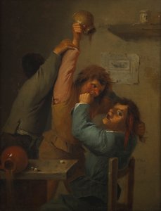 ivás jelenet alkotó: Adriaen Brouwer