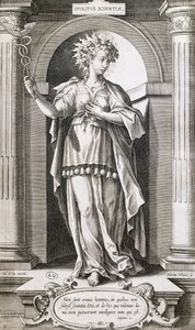 A tudományok allegóriája, Adriaen Collaert (kb. 1560-1618). alkotó: Adriaen Collaert
