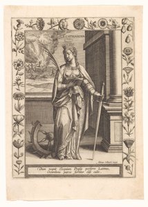 Szent Katalin alkotó: Adriaen Collaert