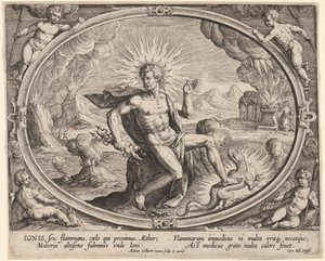 Ignis (tűz) alkotó: Adriaen Collaert