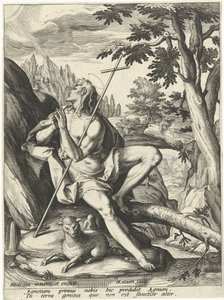 Keresztelő János alkotó: Adriaen Collaert