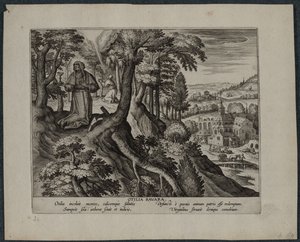 Otilia Bavara. alkotó: Adriaen Collaert