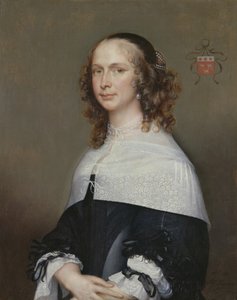 Nicolas van der Haer feleségének portréja, 1661