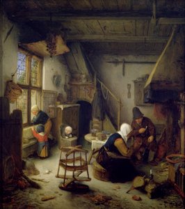 Egy parasztcsalád otthon, 1661