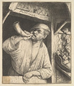Baker Fúj kürt, 1610-85. alkotó: Adriaen Jansz. van Ostade