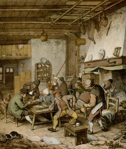 Holland paraszti taverna alkotó: Adriaen Jansz. van Ostade