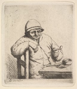 Pipás paraszt, 1640-80. alkotó: Adriaen Jansz. van Ostade