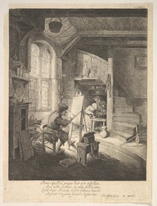 A festő, 17. század. alkotó: Adriaen Jansz. van Ostade